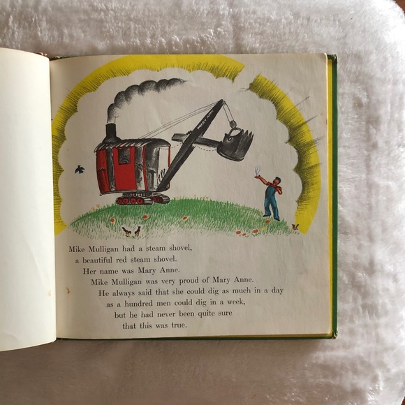 Mike Mulligan and his Steam Shovel, by Virginia Lee Burton, 1939 - Picture 7 of 8